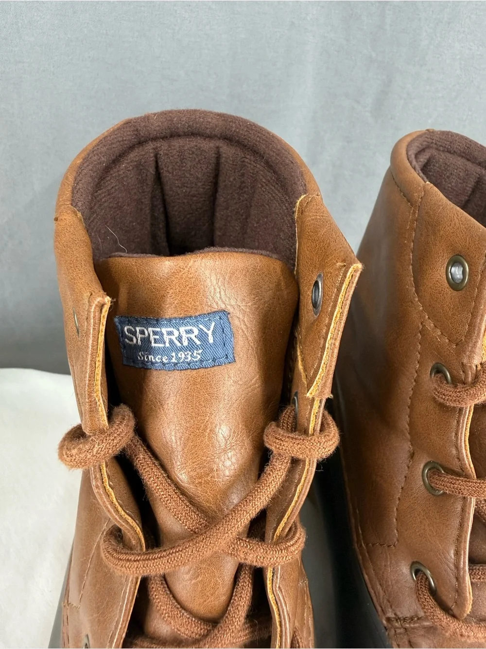 Brown Leather Upper with Black Rubber Shell kids Rain & Snow Boots